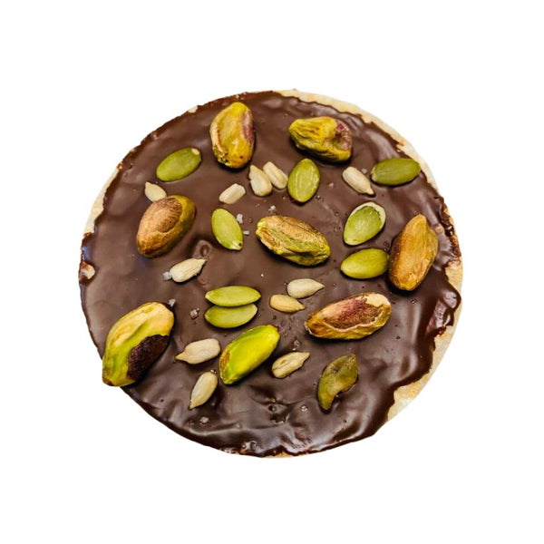 Galletas Crispy Fit Chocolate 60% Cacao SIN AZÚCAR, con Mix de Frutos Secos