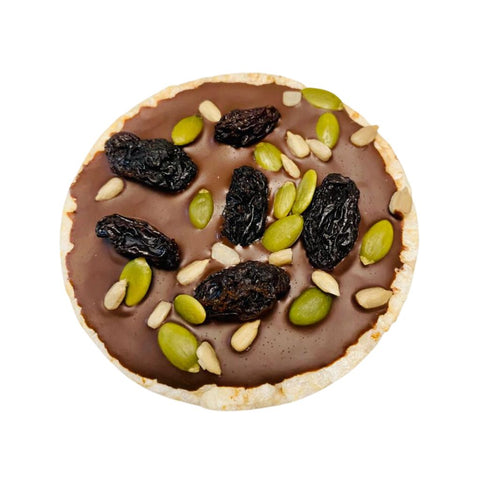 Galletas Crispy Fit Chocolate 60% Cacao SIN AZÚCAR, con Mix de Frutos Secos