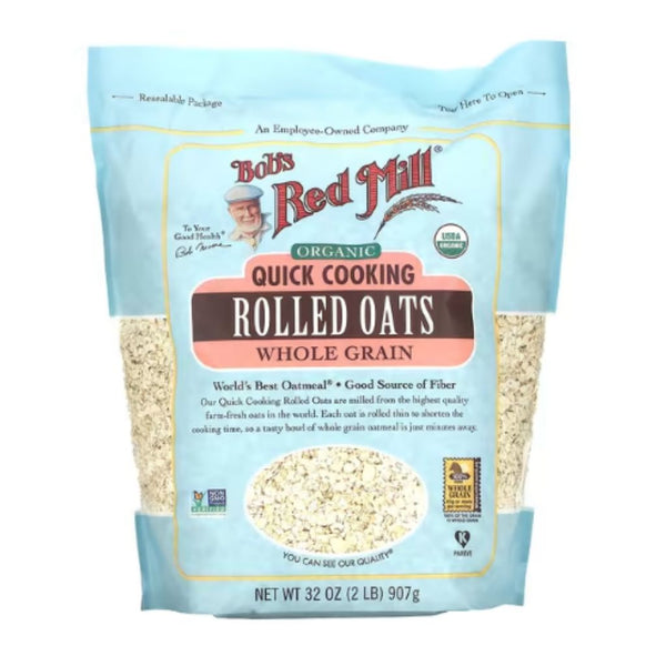 Avena Rollada de Cocción Rápida Orgánica Bob's Red Mill 907 g