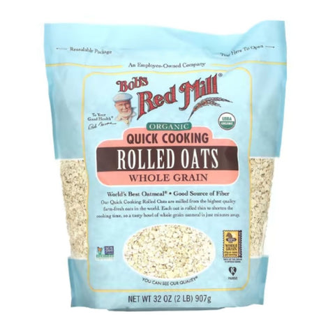 Avena Rollada de Cocción Rápida Orgánica Bob's Red Mill 907 g