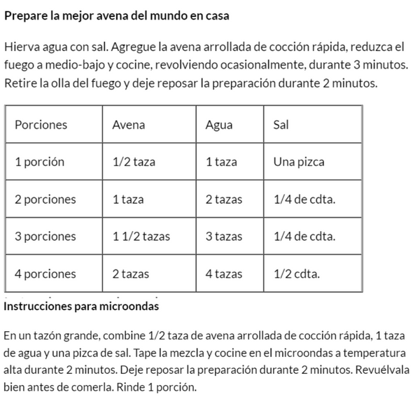 Avena Rollada de Cocción Rápida Orgánica Bob's Red Mill 907 g